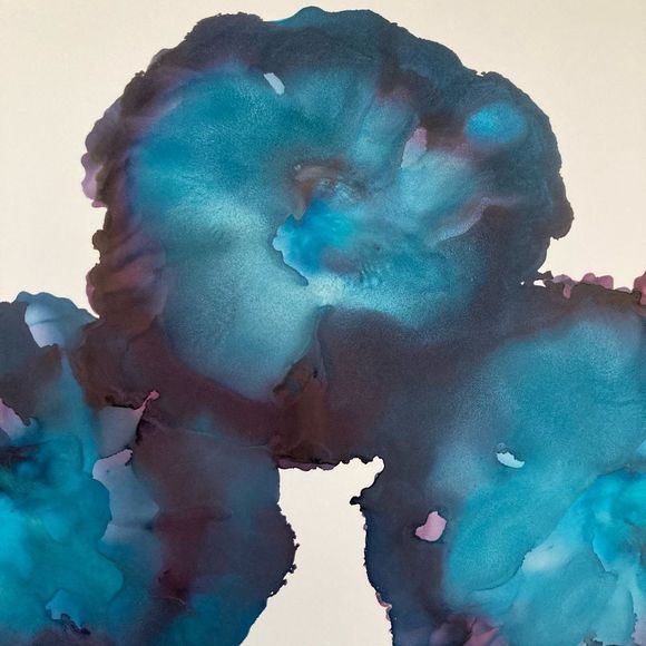 New Original Signed Artwork Alcohol Ink on Paper - Picture 3 of 6